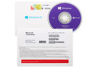 الضمان مدى الحياة رمز مفتاح الترخيص Microsoft Win 10 Pro 64 Bit DVD COA Sticker German Russian Italian