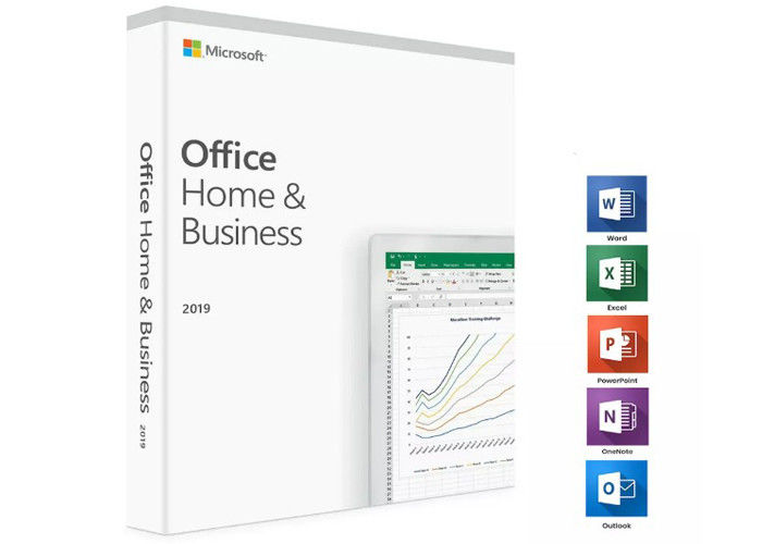 صندوق البيع بالتجزئة Microsoft Office رمز المفتاح Microsoft Office 2019 Home and Business