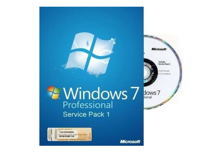 أصلي متعدد اللغات Microsoft Windows 7 مفتاح الترخيص شهادة توثيق البرامج ملصق 2 GB RAM 64 بت